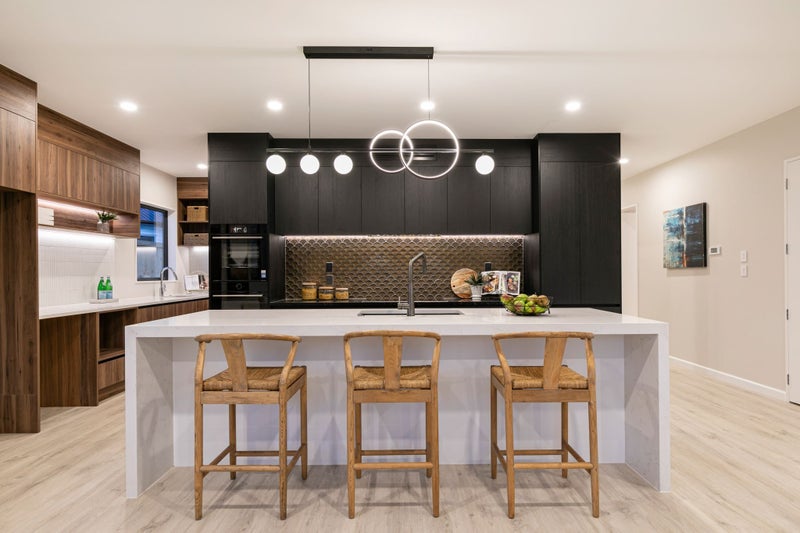 Customized kitchen with 60mm stone top&waterfall Carousel 1