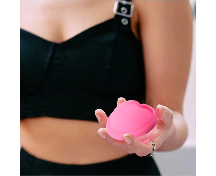 Feminine Hygiene Menstrual Cup Silicone Reusable Women Menstrual Cup-Brown Carousel 3