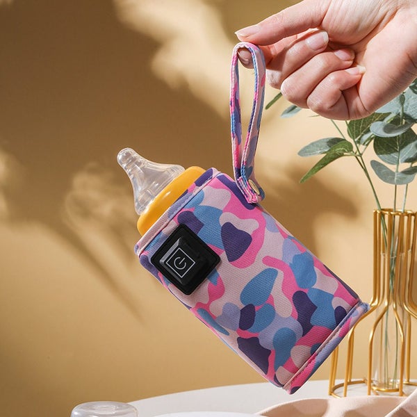 USB Baby Bottle Milk Warmer Portable Breastmilk Heater Bag -Style D Carousel 2