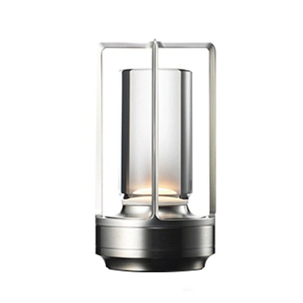 Portable Metal Table Lamp for Indoor Outdoor Rechargeable Cordless LED Lamp Carousel 1