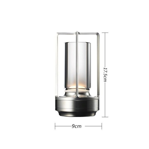 Portable Metal Table Lamp for Indoor Outdoor Rechargeable Cordless LED Lamp Carousel 2