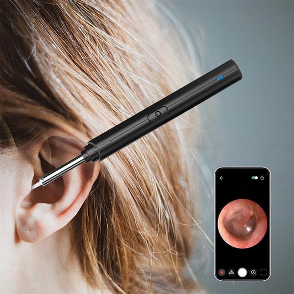 WIFI Connection Ear Cleaner Ear Wax Removal Otoscope with Camera -Black Carousel 2