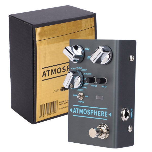 ambiance effect pedal Reverb Effect Pedal Guitar 9 Digital Ambiance Bypass Carousel 8