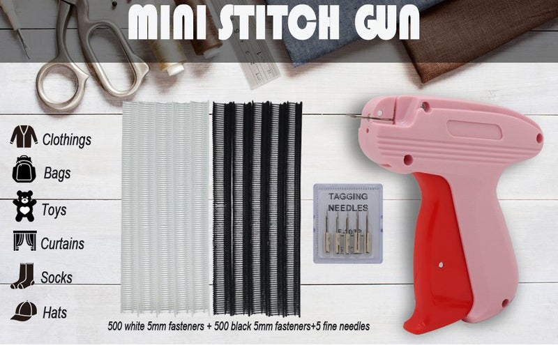 Quick Clothing Fixer,Mini Stitch Gun for Clothes Carousel 1