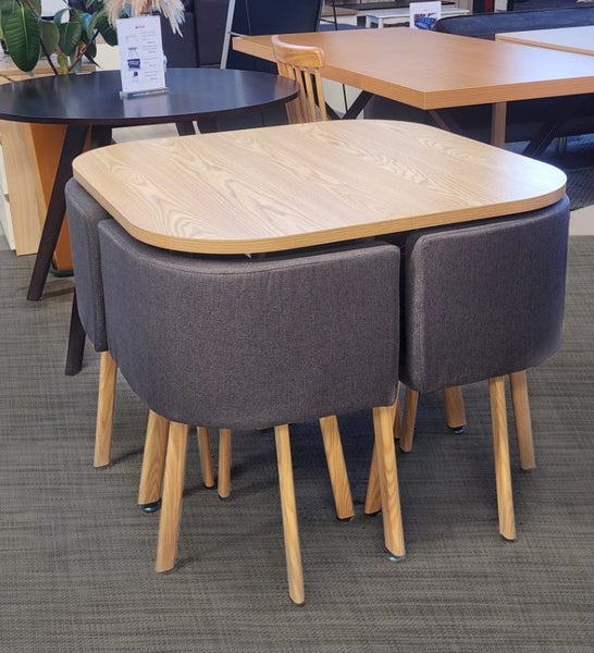 Jupiter(R) Klein Space Saver Dining Set- Light Oak/Grey Carousel 2