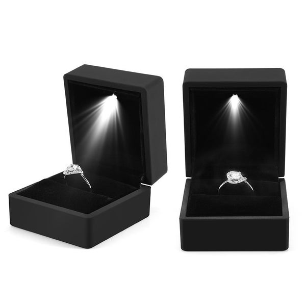 Fashionable LED Lighted Ring Storage Box Carousel 1