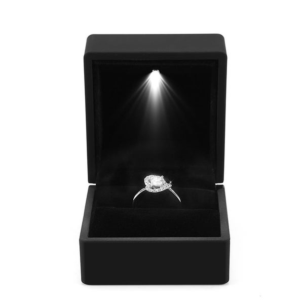 Fashionable LED Lighted Ring Storage Box Carousel 2