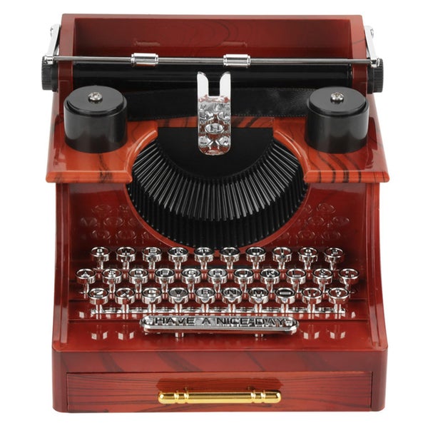 mini music box retro music box typewriter music box clockwork music box vintage Carousel 1