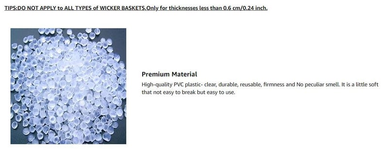 Basket Labels Clip On,50PCS Clear Plastic Bin Clip Labels for Baskets,Wire Shelf Carousel 2