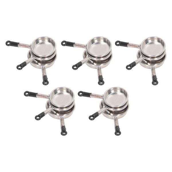 miniature pan toy dollhouse pan model mini pan toy model dollhouse kitchen play Carousel 1