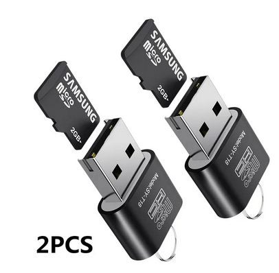 USB Micro SD/TF Card Reader USB 2.0 High Speed For Laptop Accessories Carousel 1