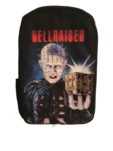 Men Women Horror Movie Backpacks Halloween Film Outdoor Bag - Hellraiser Pinhead Carousel 1
