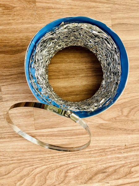 Rangehoods Ducting 2m Aluminium with Fixed steel ring Carousel 2