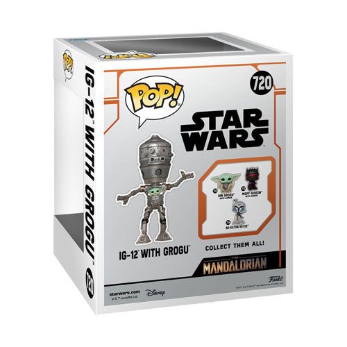 Star Wars IG-12 with Grogu Pop! Deluxe Carousel 3