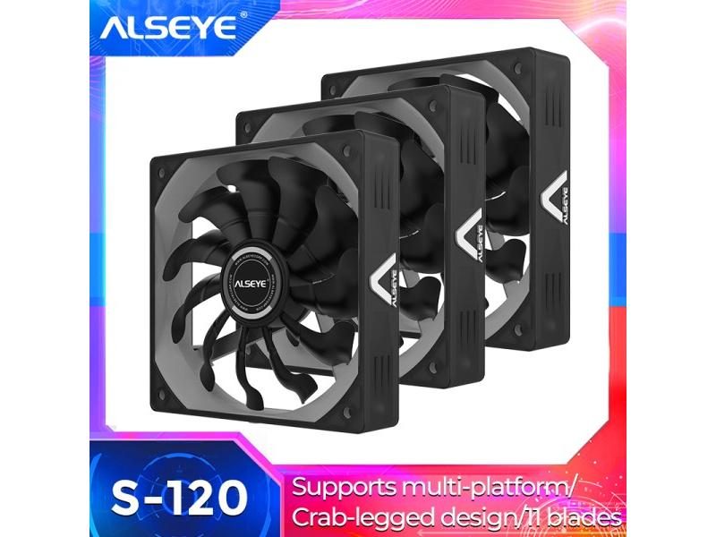 PC Fan 4Pin 12V 120mm PWM 1200RPM Silent 3pieces Lot Carousel 2