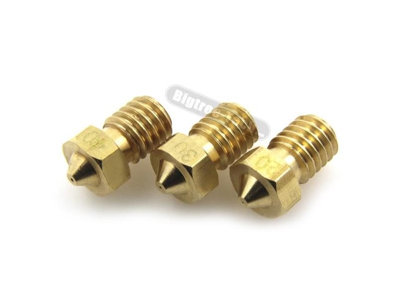1Pcs 3D Printer Brass Nozzle Extruder Nozzles 0.2-1.0mm For 1.75/3.0mm Supplies Carousel 1