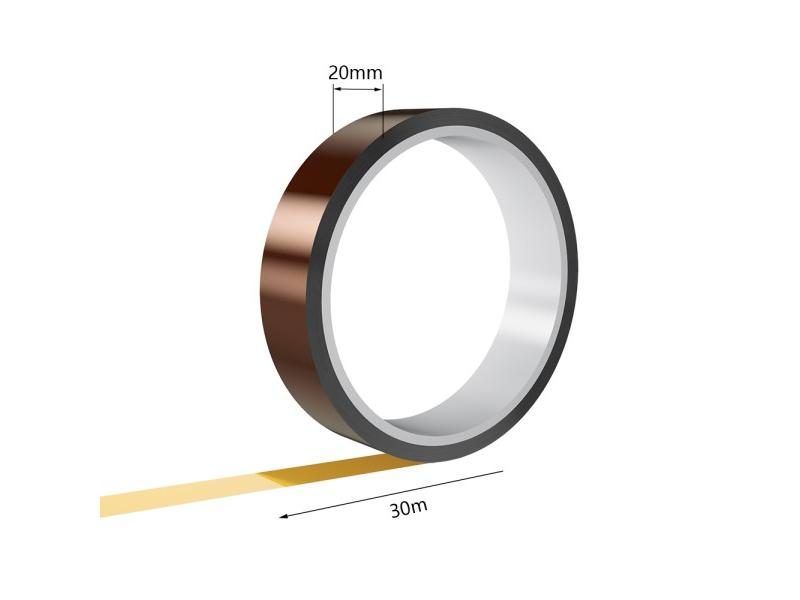 20mm X 33m 3D Printer Hot Bed High Temp Tape Adhesive 3D Printer Parts Carousel 1