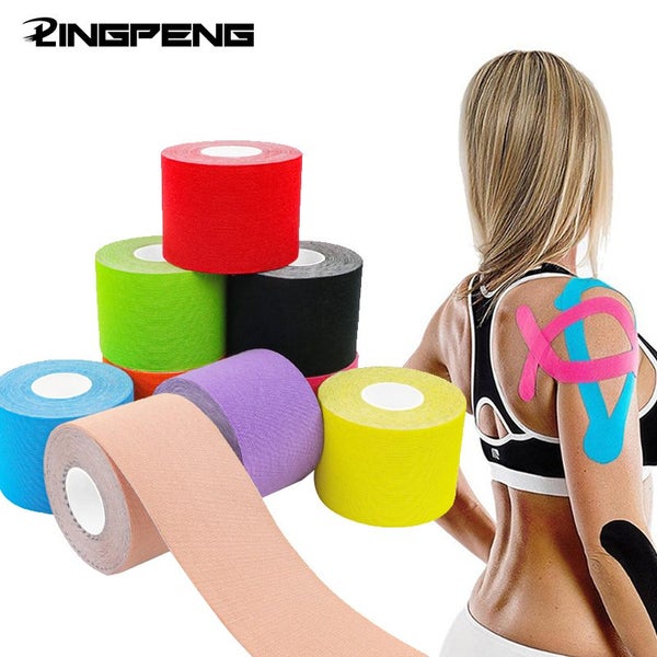 Kinesiology Tape for Therapy Athletes Latex Free Elastic Water Carousel 1