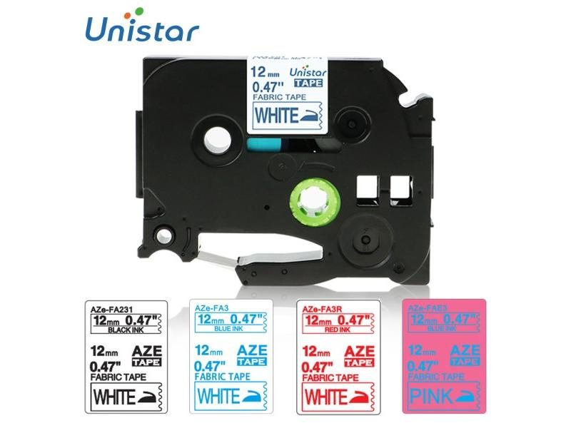 TZe-FA3 Compatible For Brother Label Tape 12mm Fabric Iron-on Label Tape For Carousel 2