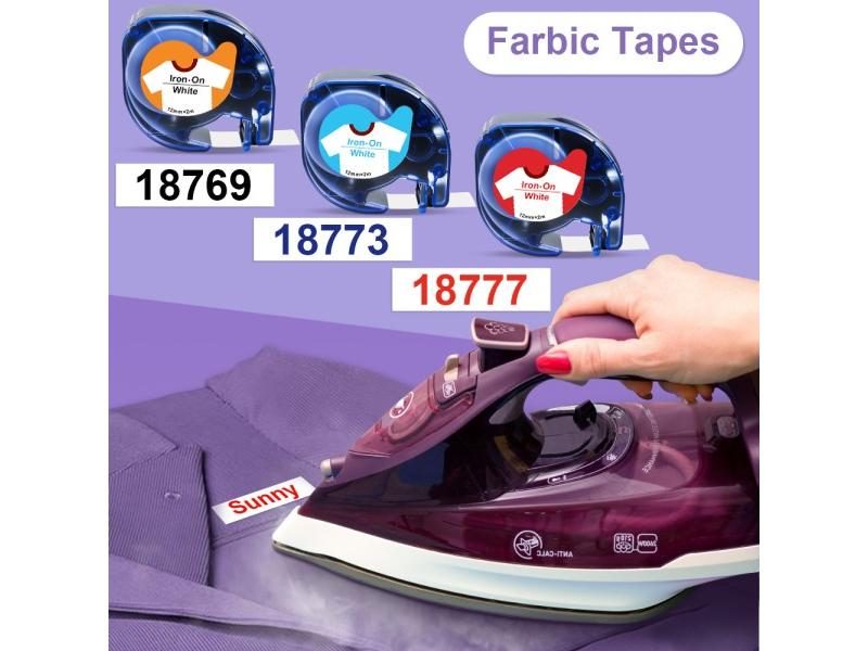 Labelwell 1Pcs Compatible Dymo Letratag 18769 18773 18777 Fabric Iron On Label Carousel 2