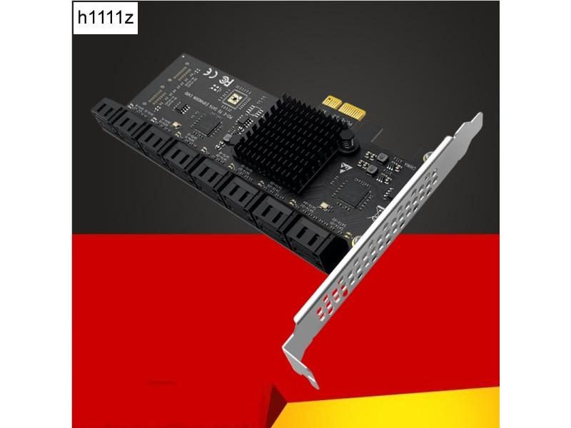 NEW PCIE SATA Adapter SATA Controller 16 Port PCI Express X1 To SATA 3.0 Carousel 1