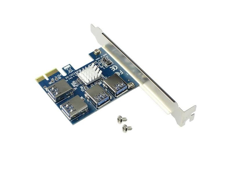 USB 3.0 PCI-E Extender Adapter For Miner Graphics Card Carousel 1