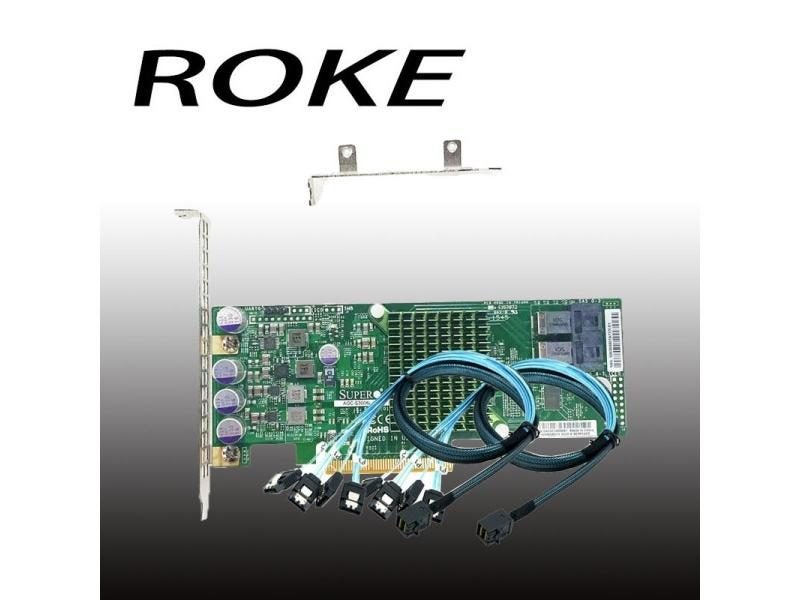 Supermicro AOC-S3008L-L8E LSI 9300-8i 12Gbps SAS HBA IT Mode ZFS FreeNAS UnRAID Carousel 1
