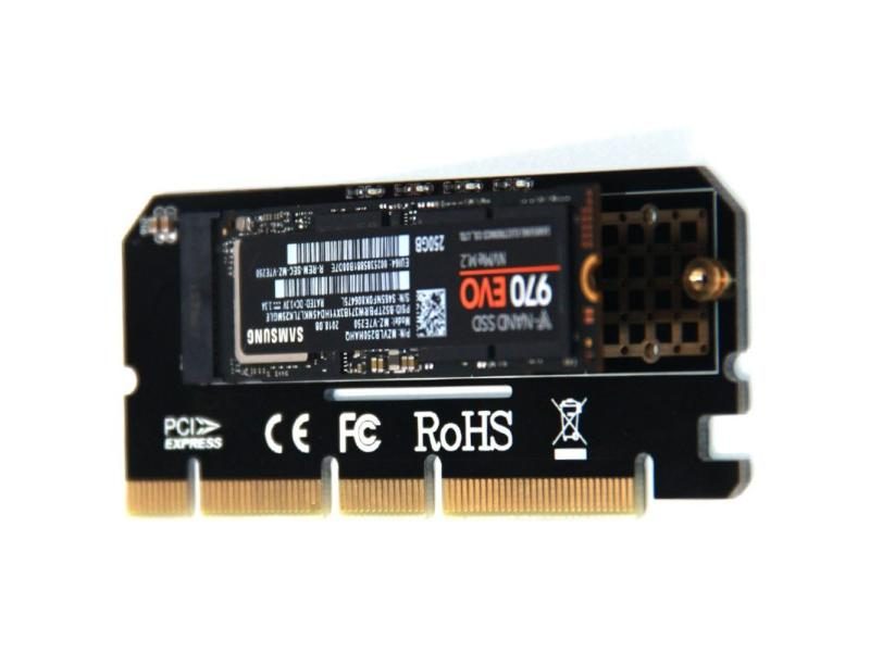 M.2 SSD PCIE Adapter Aluminium Alloy Shell LED Expansion Card Computer Adapter Carousel 1