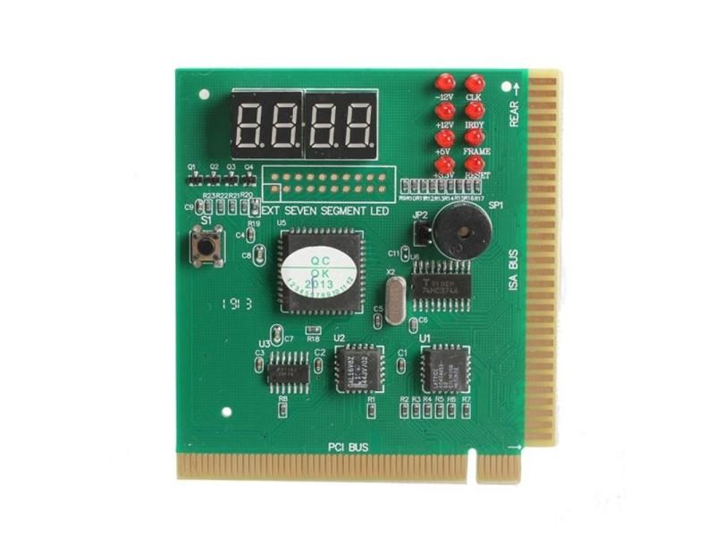 4-Digit LCD Display PC Analyzer Diagnostic Card Motherboard Post Tester Carousel 1