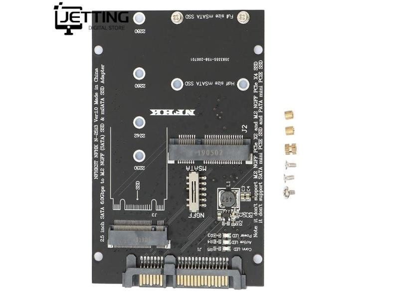 2.5 Inch SATA 60Gbps To M2 NGFF SATA SSD MSATA SSD Adapter MSATA To SATA M.2 Carousel 1