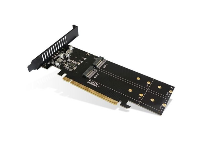 PCI Express 3.0 X16 To 4Port M.2 NVME SSD Adapter Raid Card VROC Riser Card Carousel 1