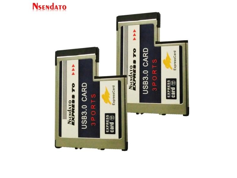 PCI-E Express Card Expresscard 34mm 54mm Hidden USB 3.0 Adapter 5Gbps USB3.0 3 Carousel 1