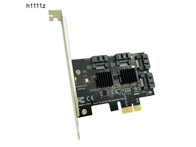 H1111Z Add On Cards PCIE To SATA Card/HUB/Controller SATA3 PCI-E/PCIE SATA 3 Carousel 1