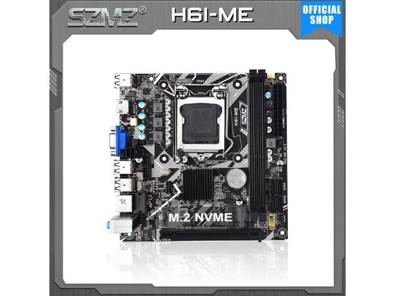 SZMZ H61 Desktop Motherboard LGA 1155 DDR3 PC Base Plate Placa Mae LGA1155 Carousel 1