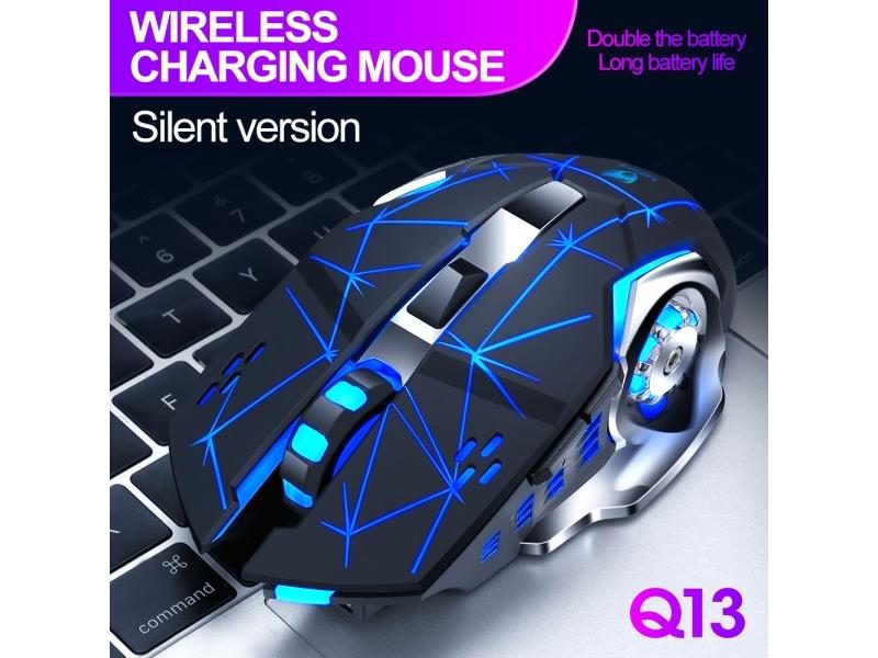 Rechargeable Gaming Mute Luminous 2.4Ghz Opto Electronic Computer Mouse Carousel 2