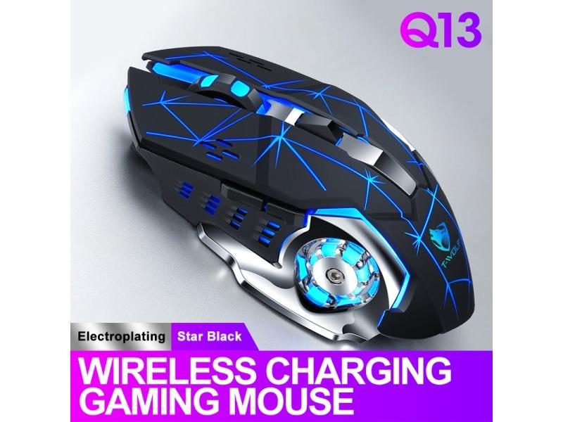 Rechargeable Gaming Mute Luminous 2.4Ghz Opto Electronic Computer Mouse Carousel 1