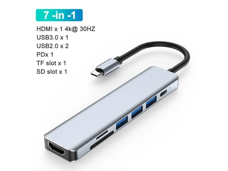 Usb Hub Docking Station Usb C Hub 3 0 Hdmi Usb Splitter Several Ports Type C Carousel 1