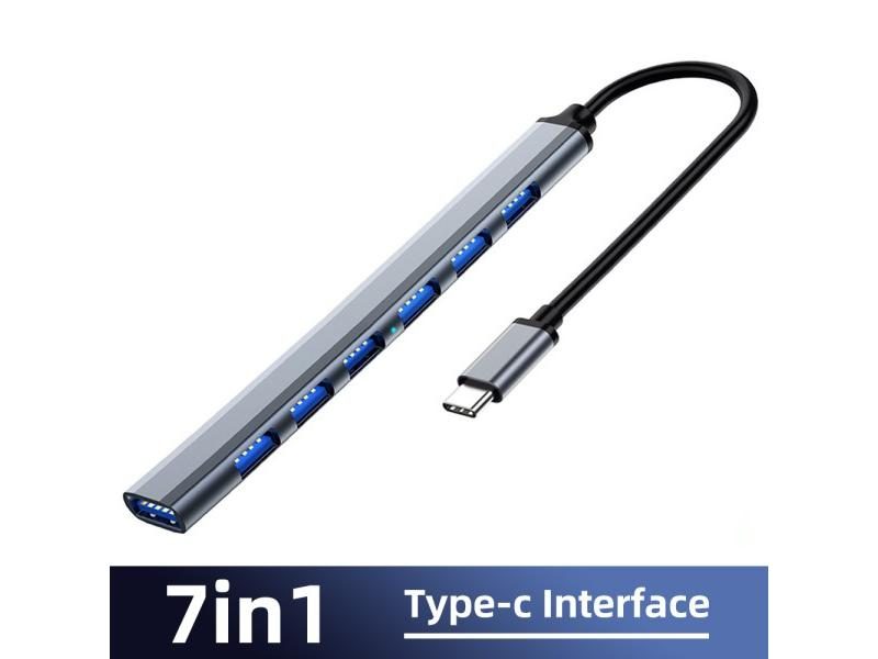 7 Ports USB 2.0/3.0 HUB Docking Adapter 5Gbps For PC Carousel 1