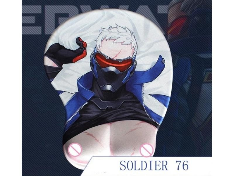 Anime 3D Soft Gaming Mouse Pad With Wrist Rest L26cm *W21cm*H3.2cm Carousel 1