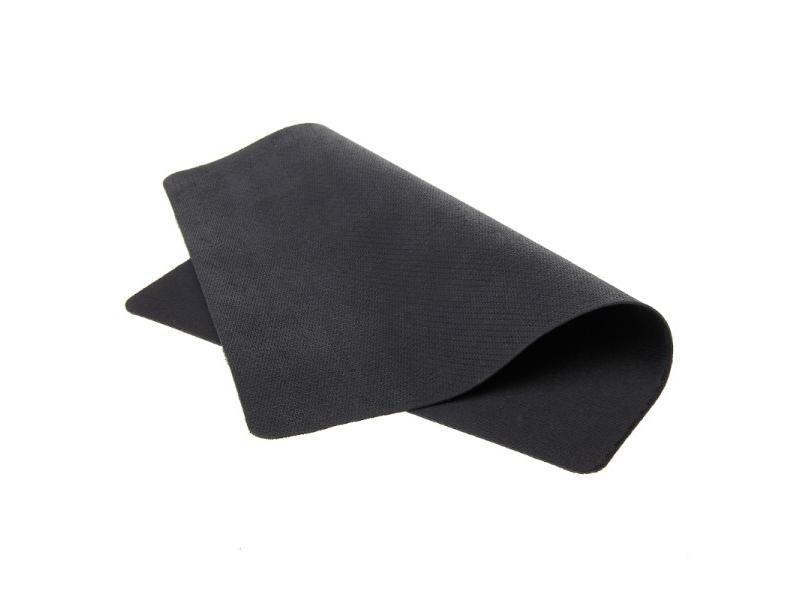 Black Slim Mouse Pad With Non-Slip Rubber Base For Optical Laser Mouse Carousel 1