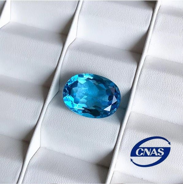 High quality natural topaz 10mm * 14mm colored gemstone bare stone Carousel 1
