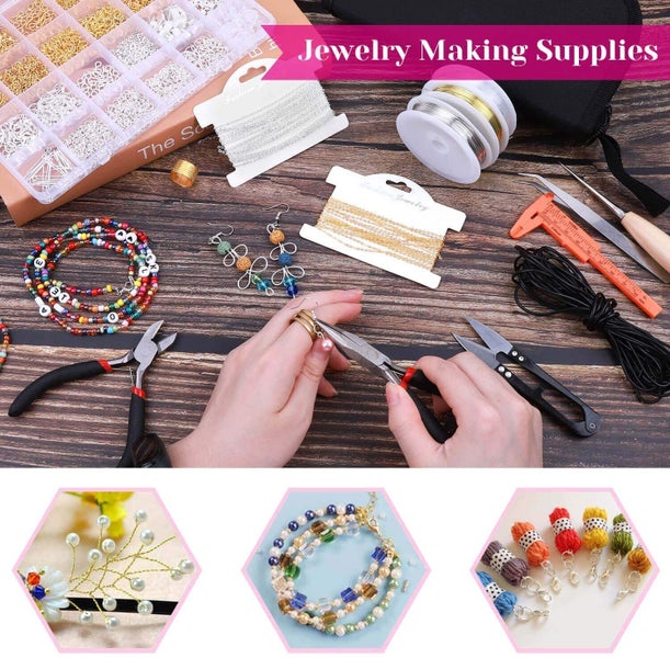 New Beading Jewelry Making Supplies Tools Kit Sale Sale62951904713602114