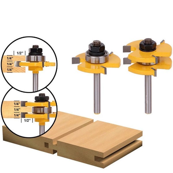 New Tongue & Groove Router Bit 1/4“ Shank Sale Sale Carousel 1