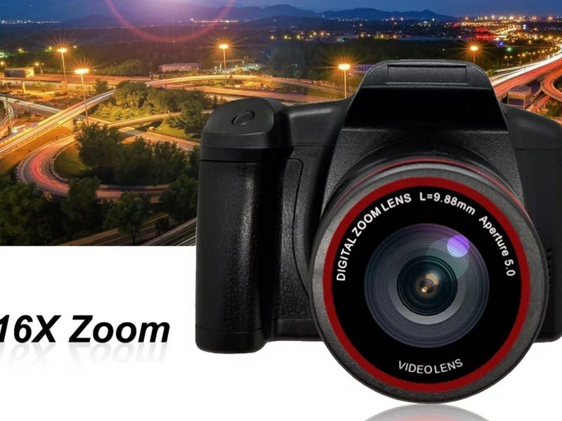 1080P HD Digital Camera SLR Camera with 32GB SD Card Carousel 3
