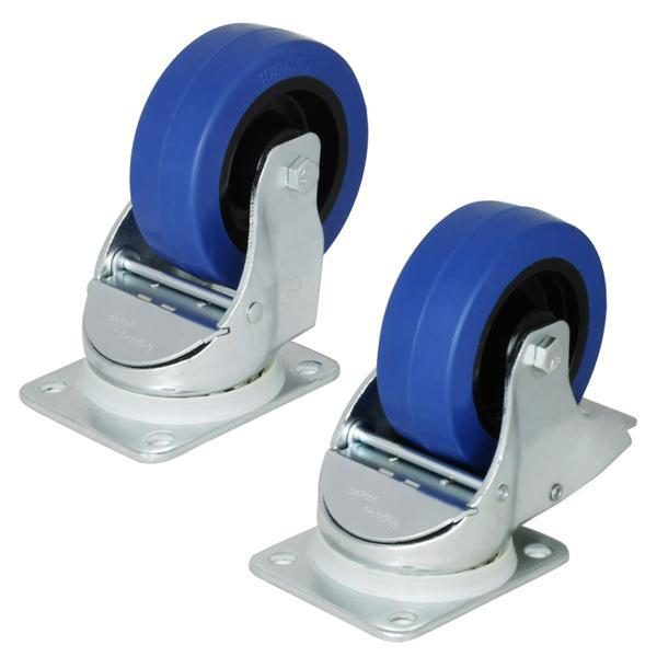 Penn Elcom W9008-Auto 100mm Auto Swivel Wheel Braked Carousel 1