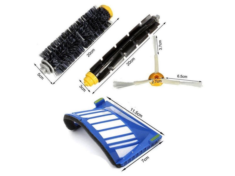 8Pcs Cleaner Replacement Parts Brushes Kit For iRobot Roomba 600 Series 610 611 Carousel 1