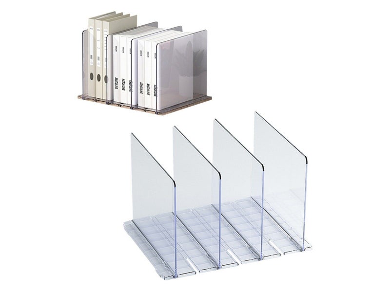 3 Compartment Adjustable Closet Shelf Dividers for Handbags Purse Clothes Books Carousel 1