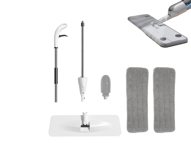Spray Mop for Floor Cleaning with Washable Pads Wet Dry Microfiber Mop Carousel 1