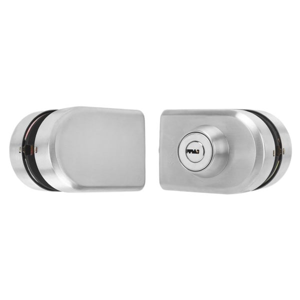 glass door lock double glass door lock frameless door hasps Double Door Push Carousel 2