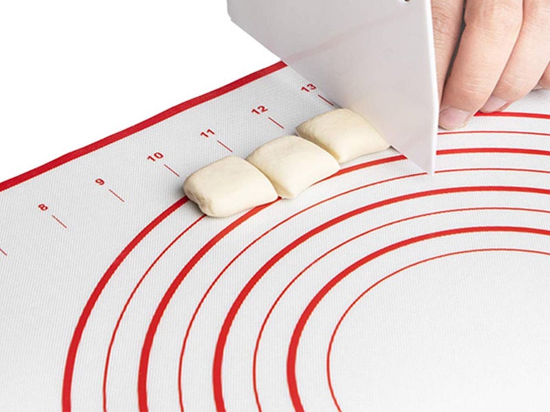 Set of Adjustable Stainless Steel Rolling Pin Non-Stick Silicone Baking Mats Carousel 2